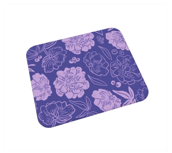 Purple Fields Pattern Mousepad
