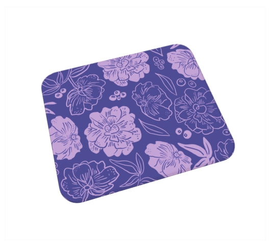 Purple Fields Pattern Mousepad