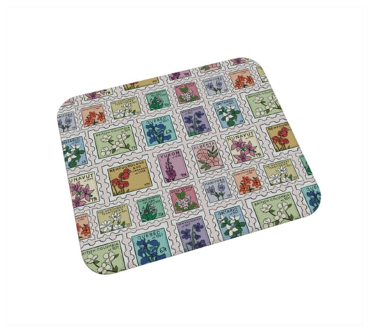 Provincial Postage Stamp Pattern Mousepad