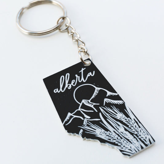 Black Trolase Alberta Mountain Keychain **LIMITED EDITION**