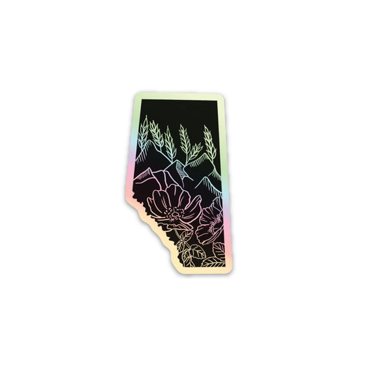 Alberta Holographic Holographic Sticker