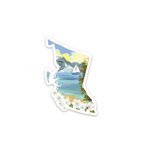 British Columba Matte Vinyl Sticker