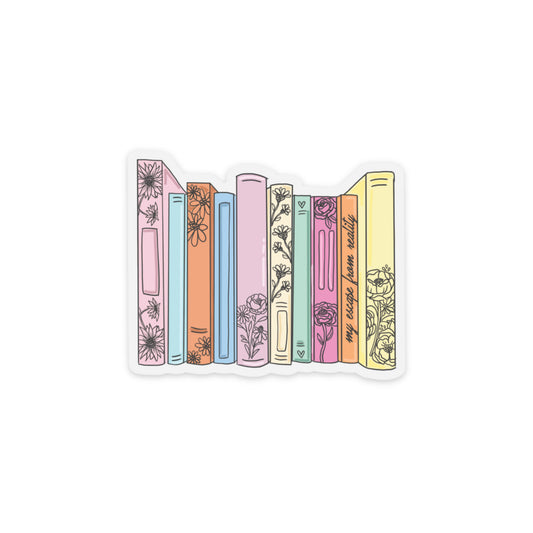 My Escape From Reality Book Matte Sticker