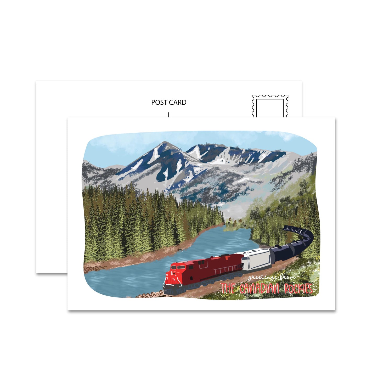Canadian Rockies Postcard