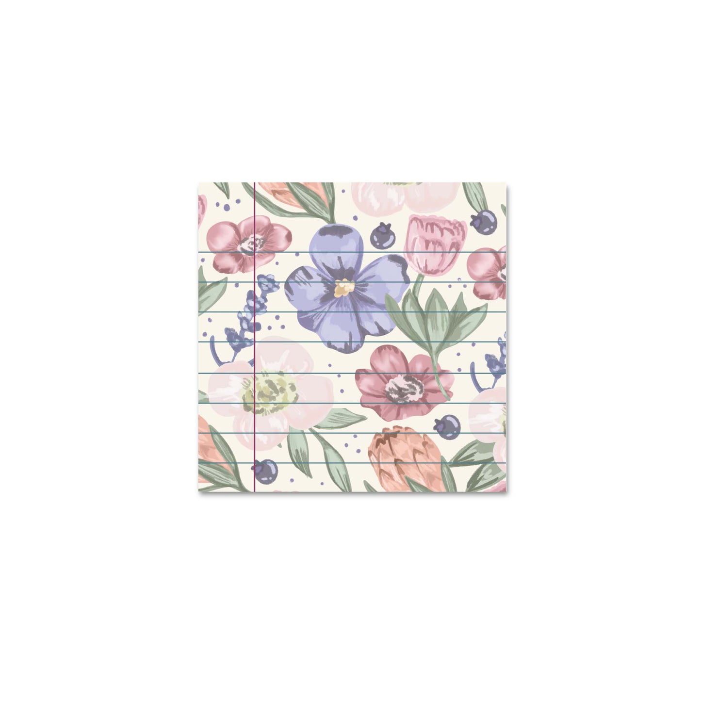 Floral Pattern - Sticky Notes