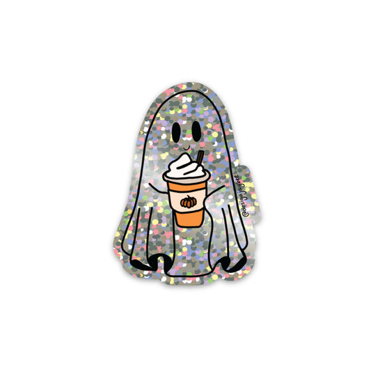 PSL Ghost Glitter Sticker