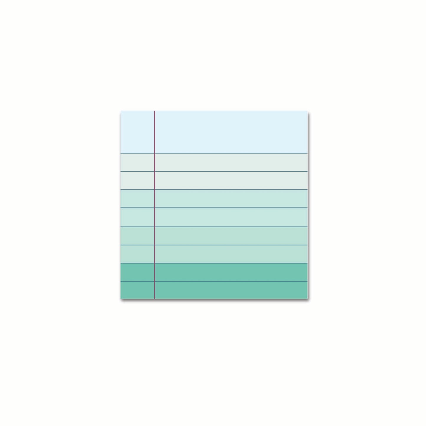 Ocean Teal Sticky Notes