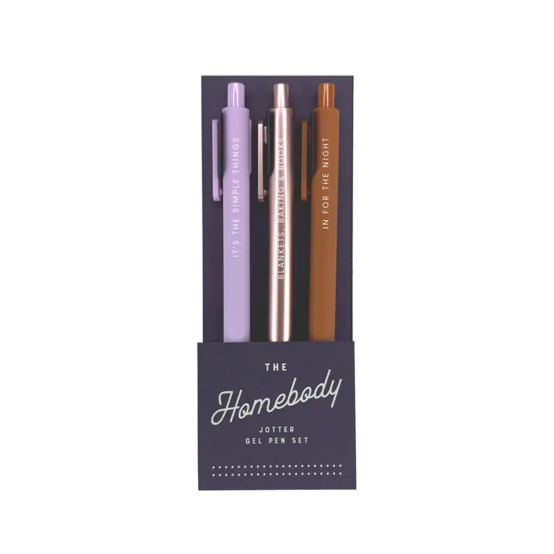 The Homebody Jotter Gel Pen Set