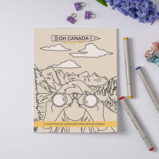 Oh Canada Colouring Book