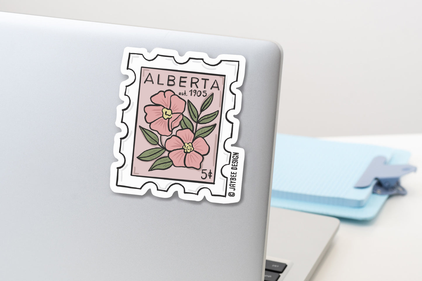 Alberta Stamp Vinyl Sticker