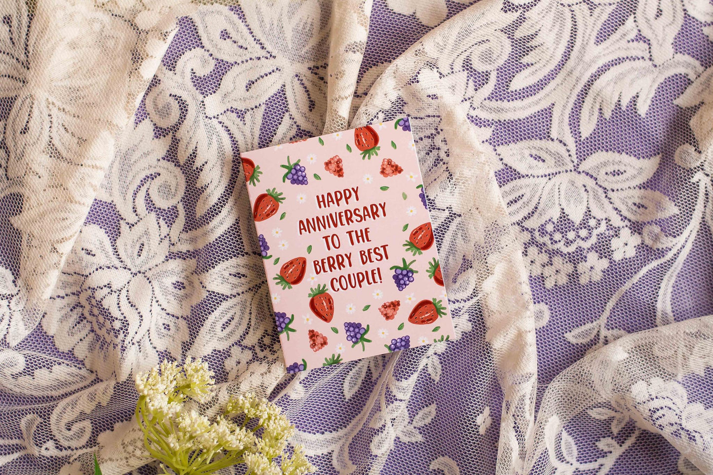 Happy Anniversary To The Berry Best Couple!- Greeting Card