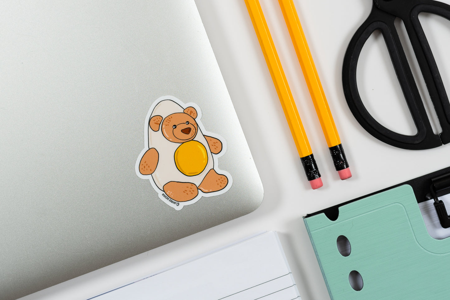 Egg Bear Vinyl Sticker