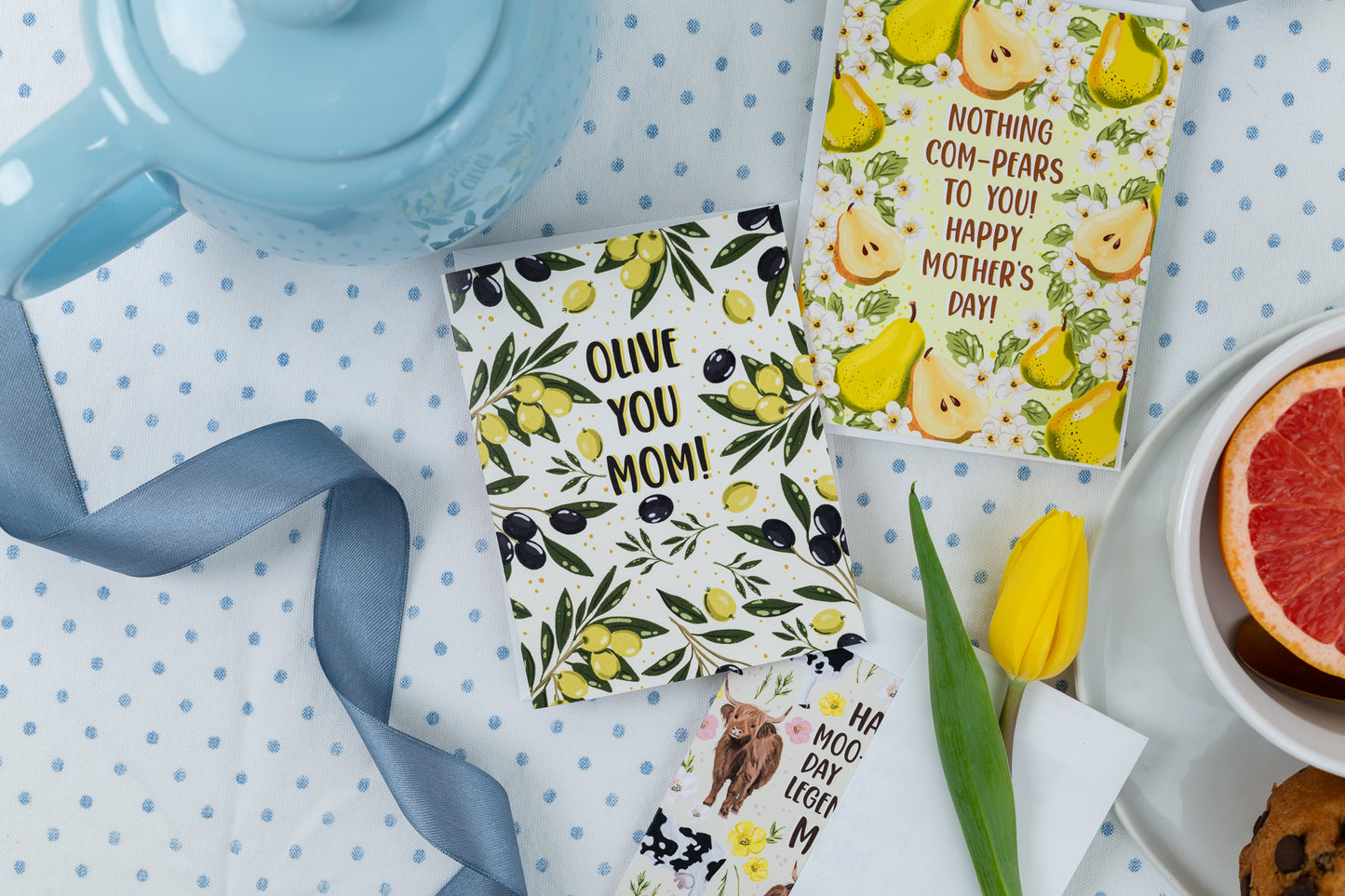Olive You Mom! - Greeting Card