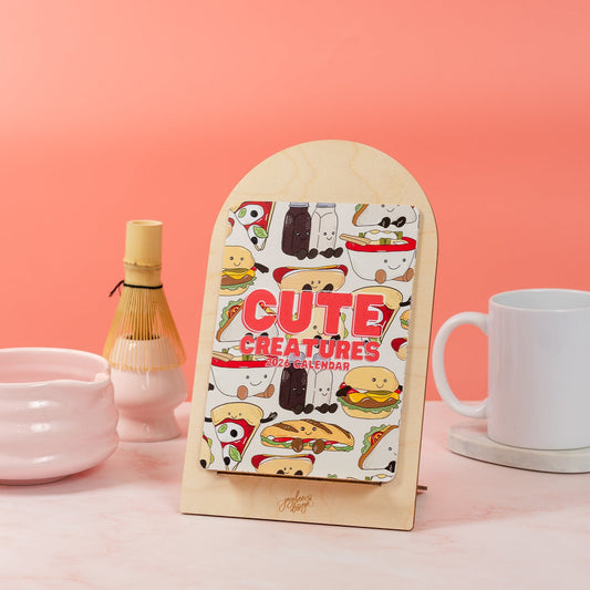 Cute Creatures 2026 Desktop Calendar