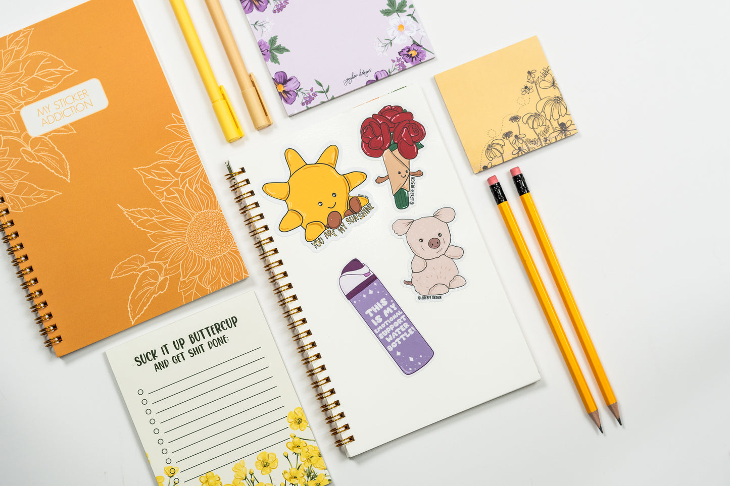 My Sticker Addiction Golden Sunflower Sticker Book