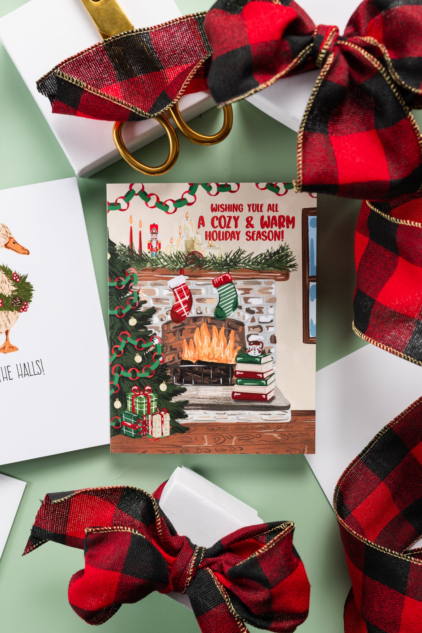 Wishing yule all a cozy & warm holiday season- Greeting Card