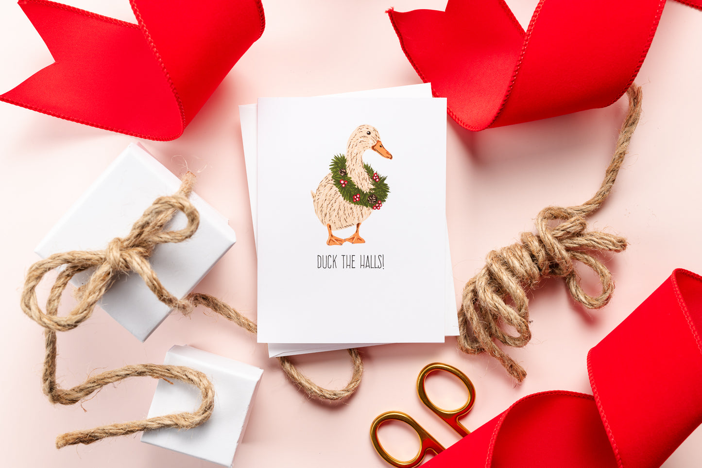 Duck The Halls! - Greeting Card