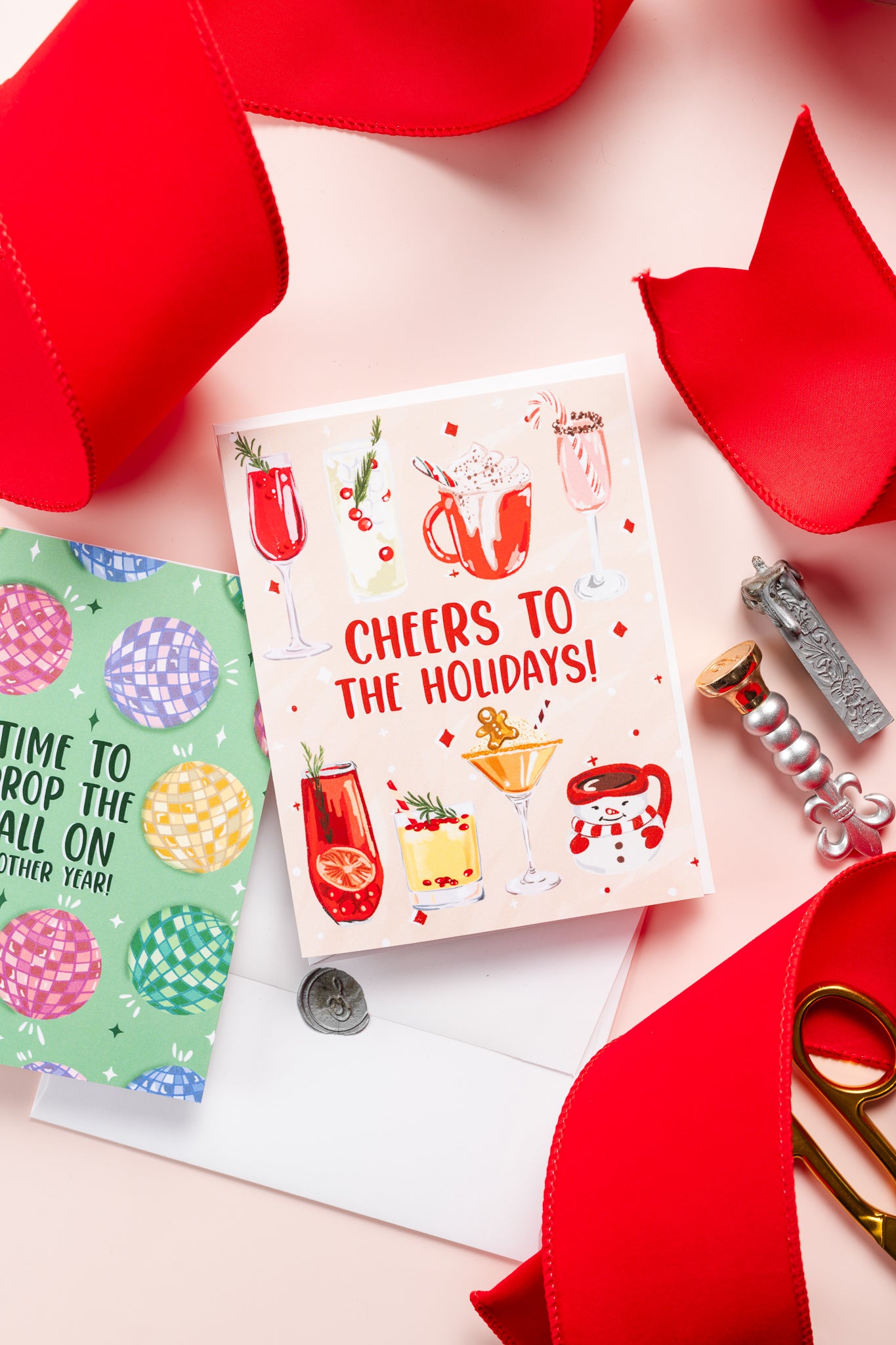 Cheers To The Holidays! - Greeting Card
