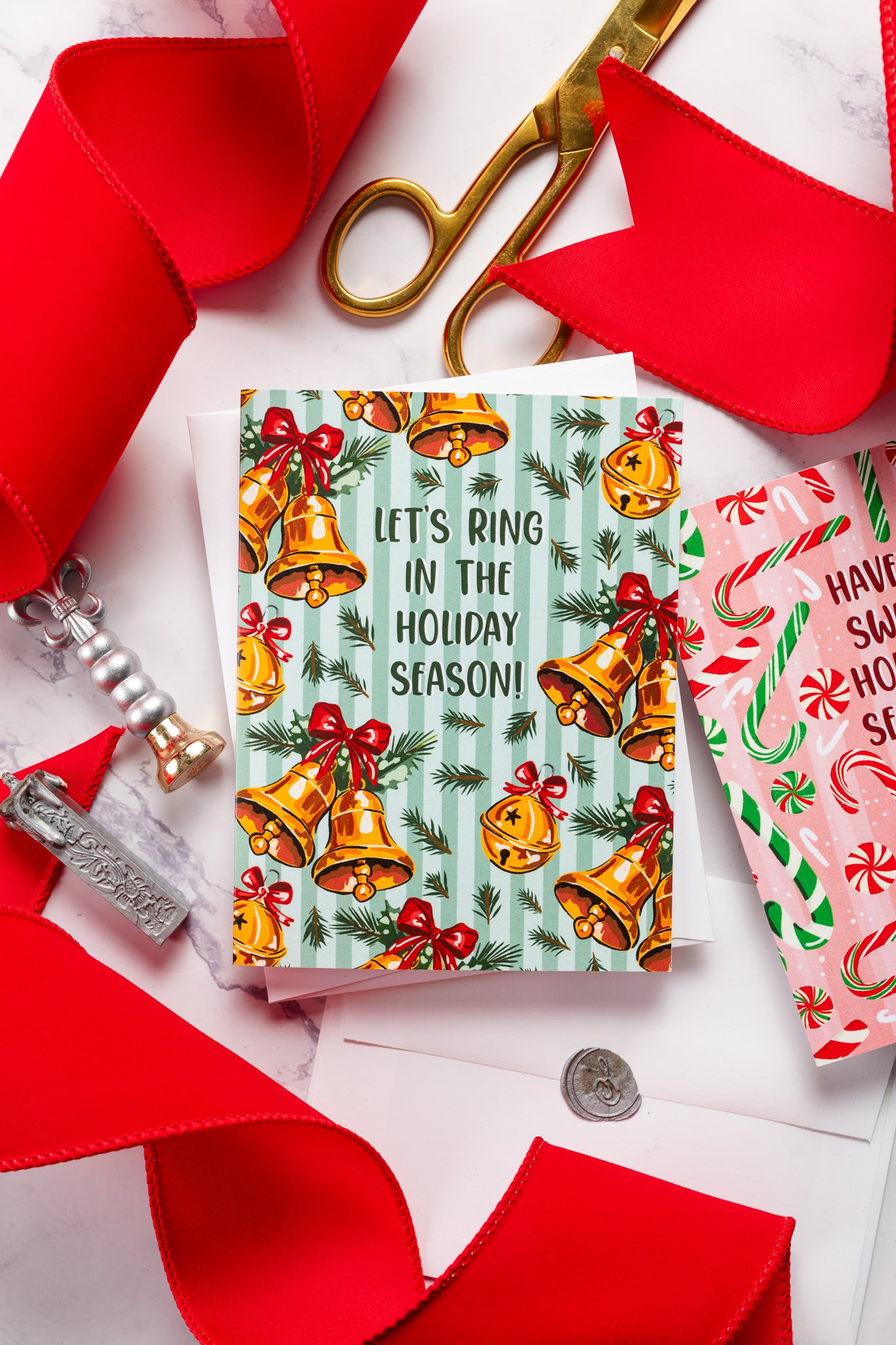 Let's Ring In The Holiday Season- Greeting Card