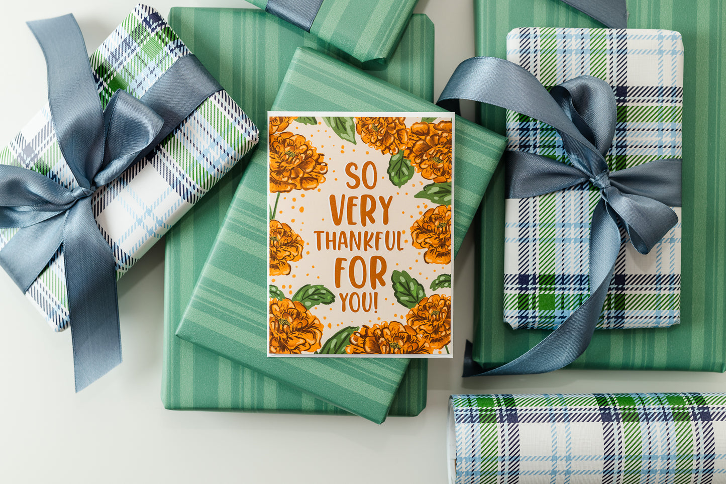 So Very Thankful For You - Greeting Card