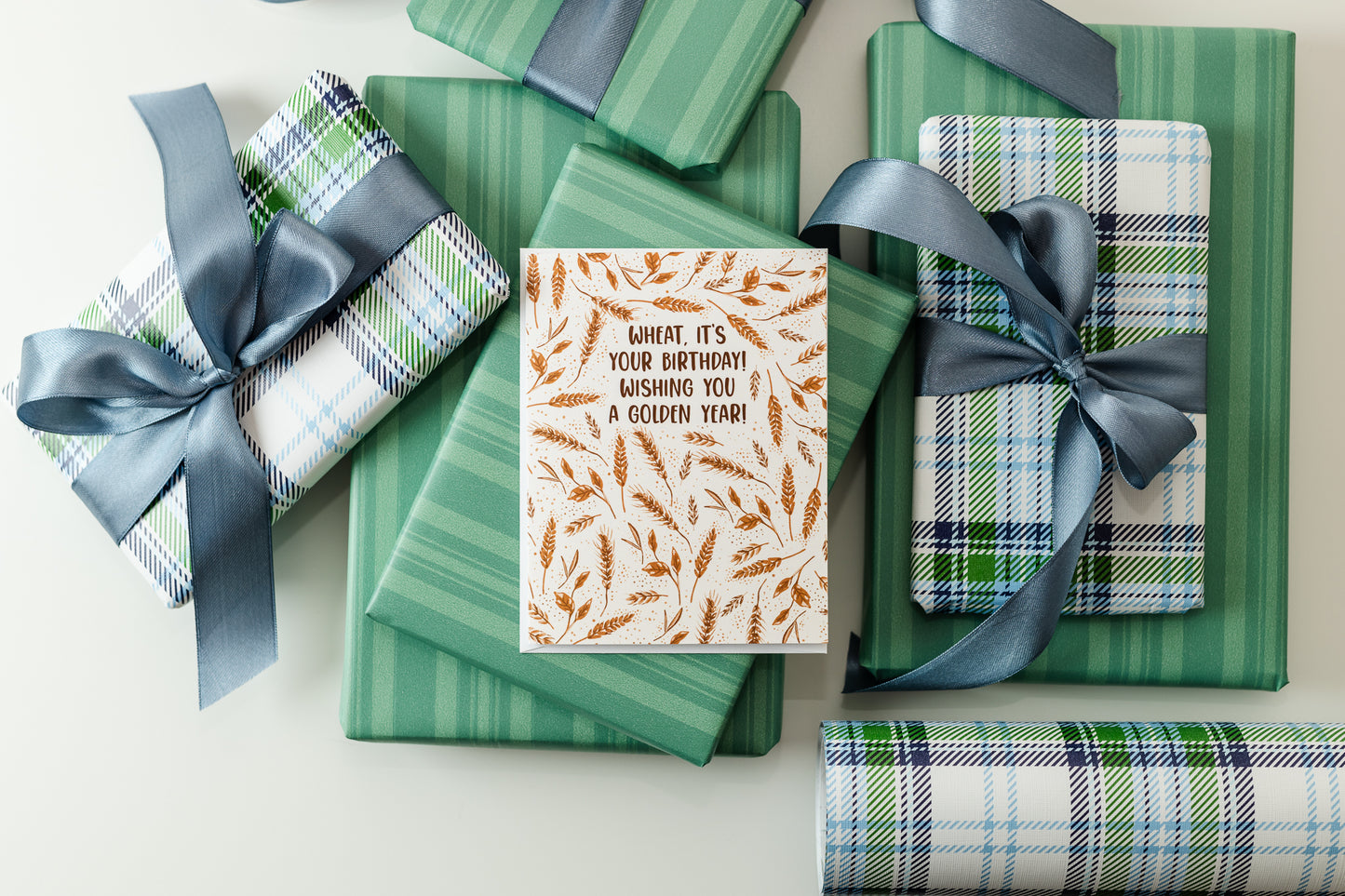 Wheat It's Your Birthday! Wishing You A Golden Year! - Greeting Card