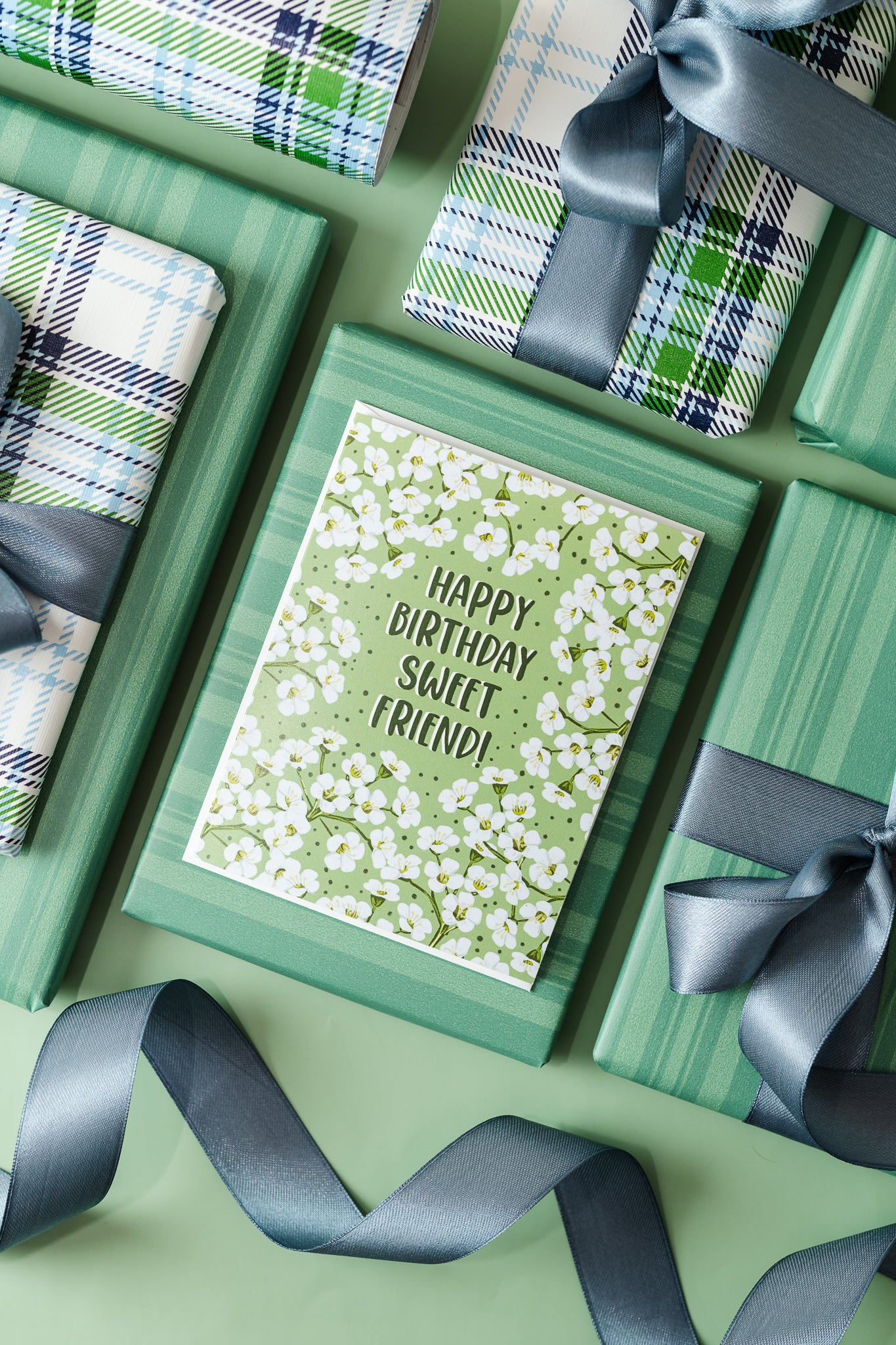 Happy Birthday Sweet Friend- Greeting Card
