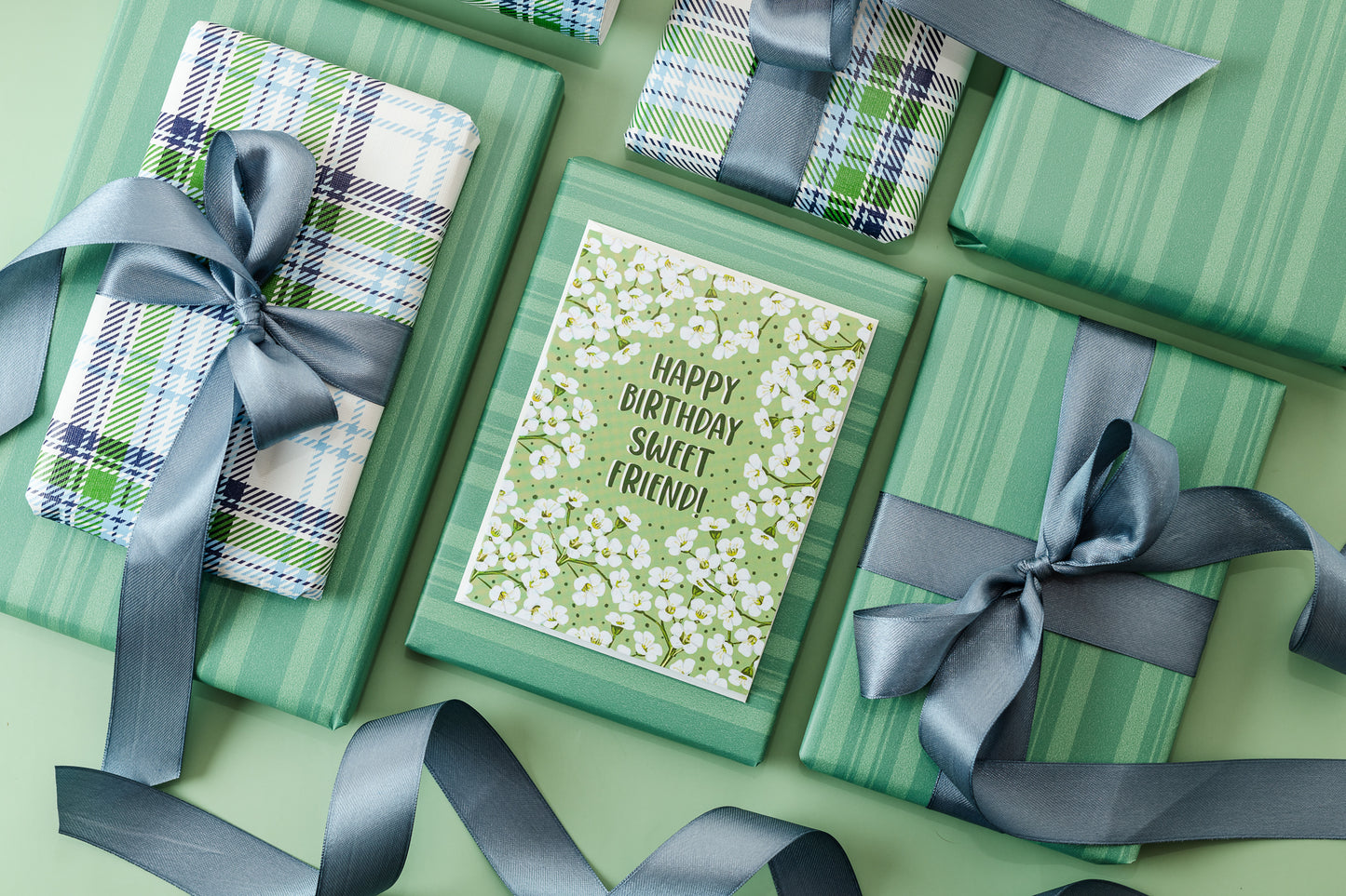 Happy Birthday Sweet Friend- Greeting Card