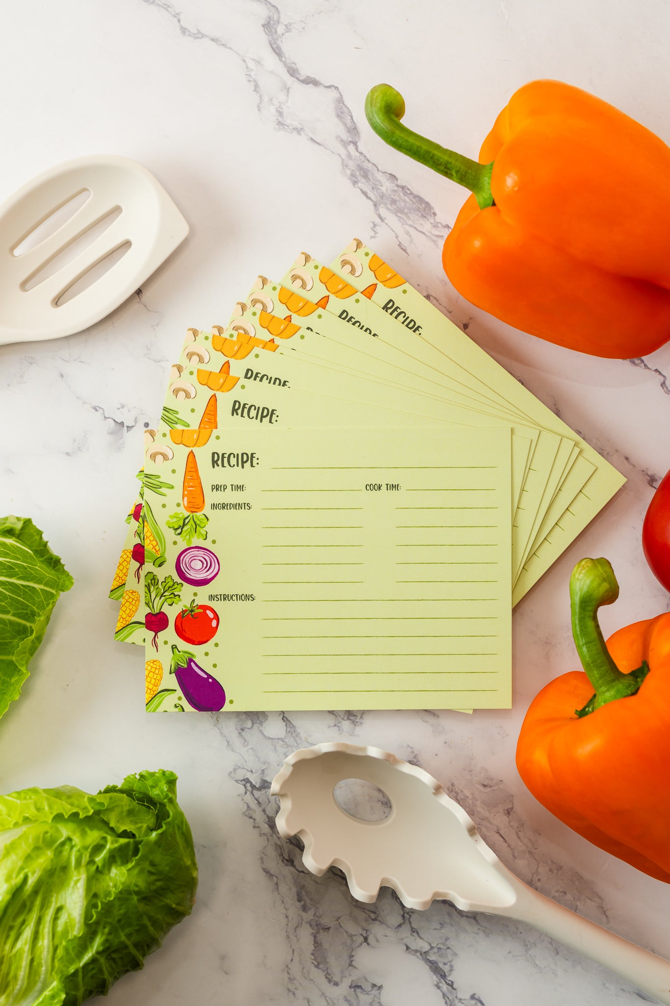 Veggie Recipe Cards