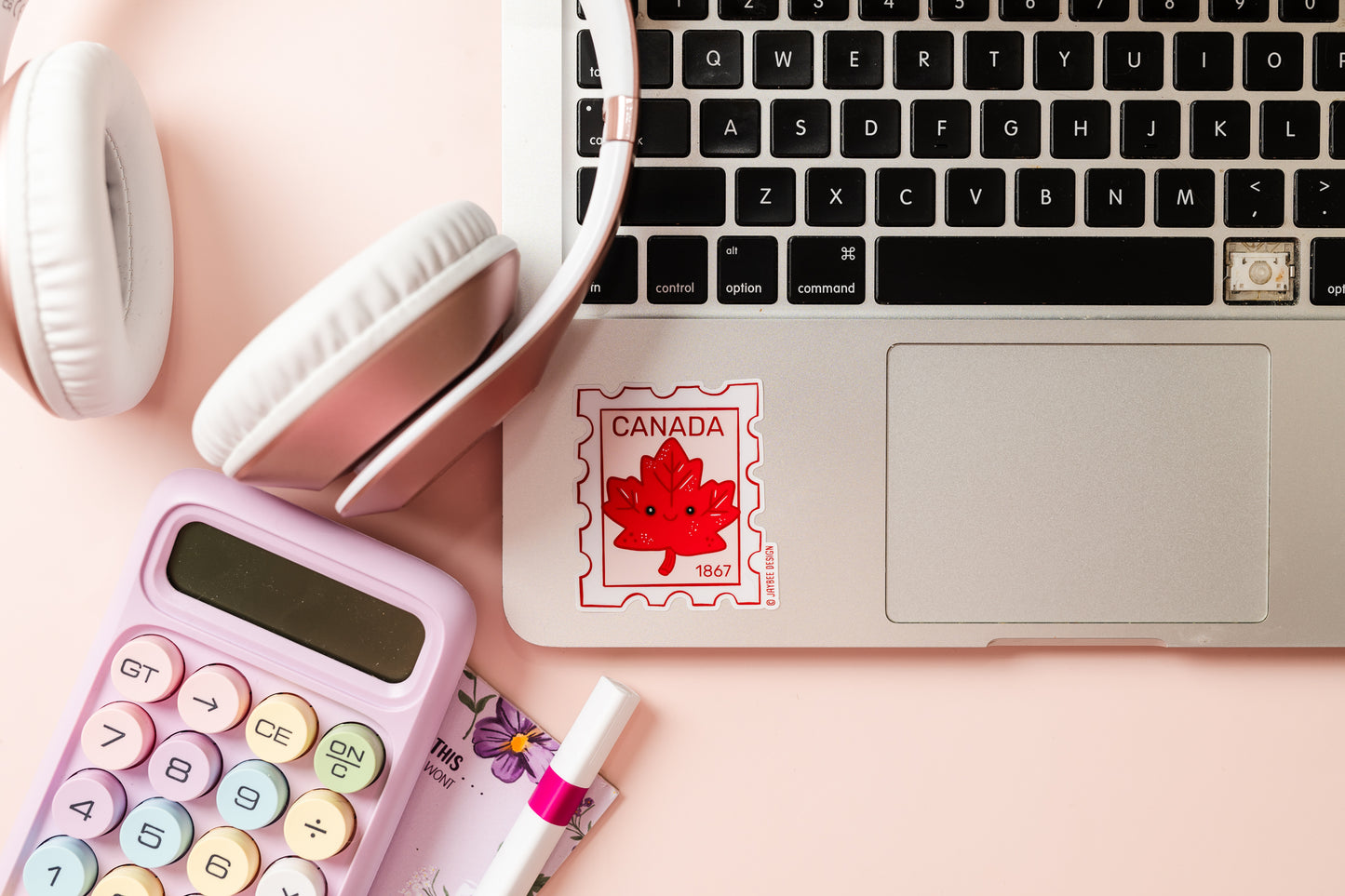 Canada Postage Stamp Vinyl Sticker