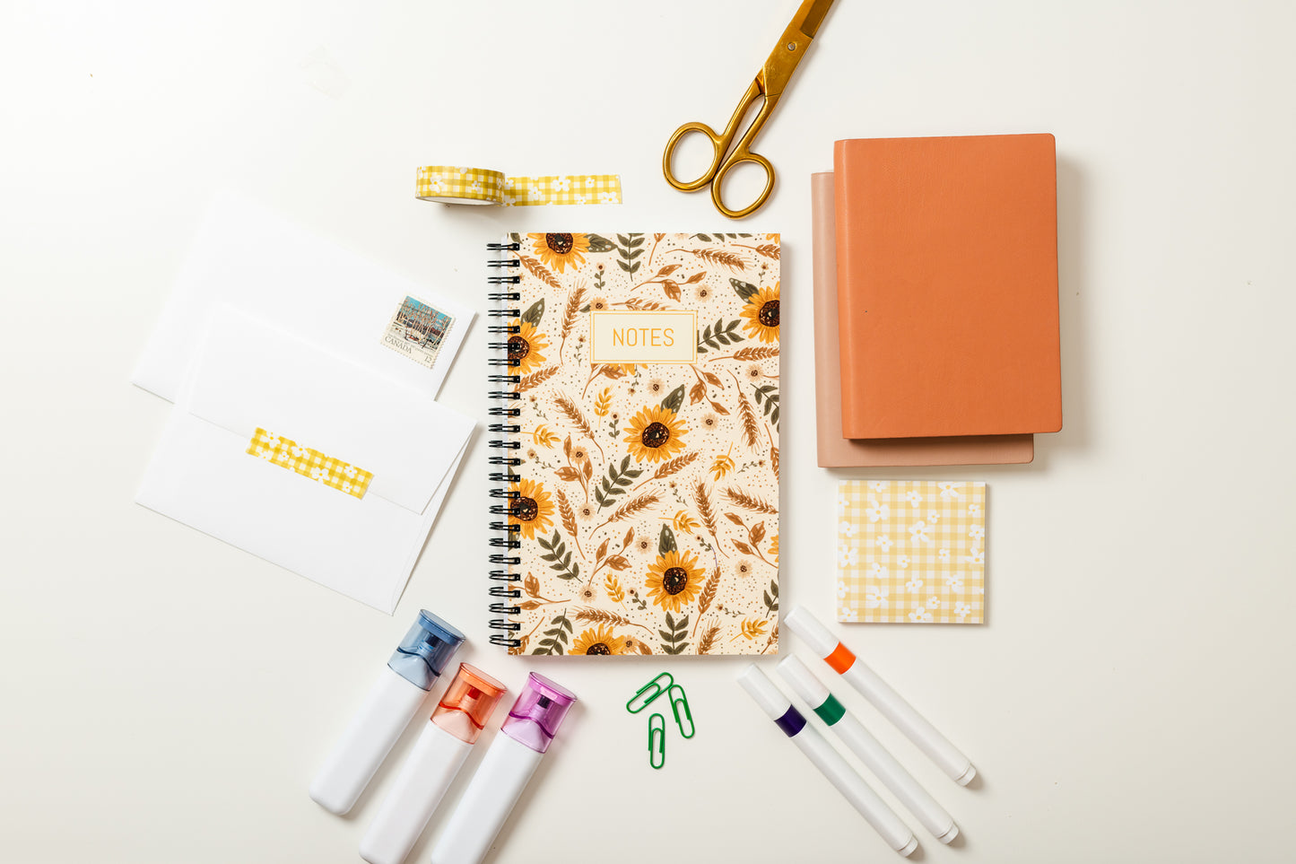 Sunflower Fields Notebook