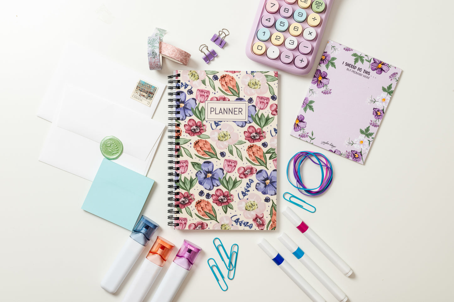 Undated Weekly Floral Planner - **PRE-ORDER**
