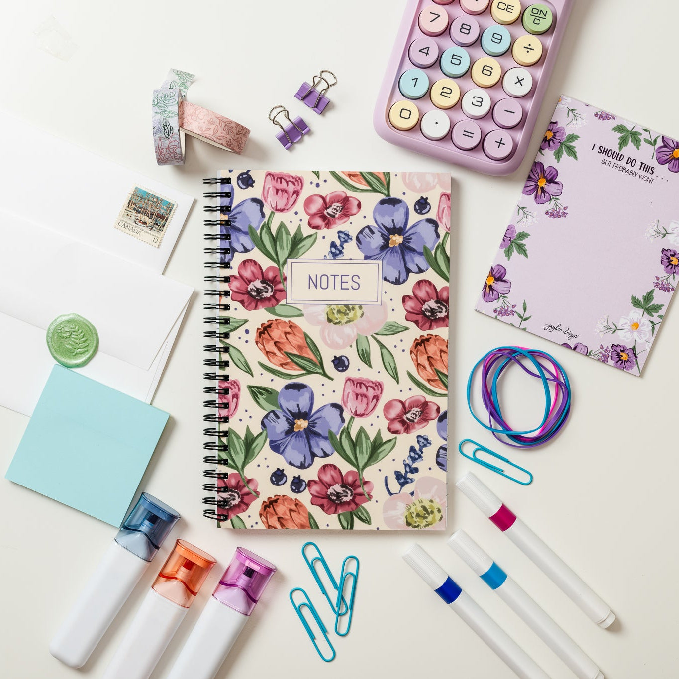 Floral Pattern Notebook