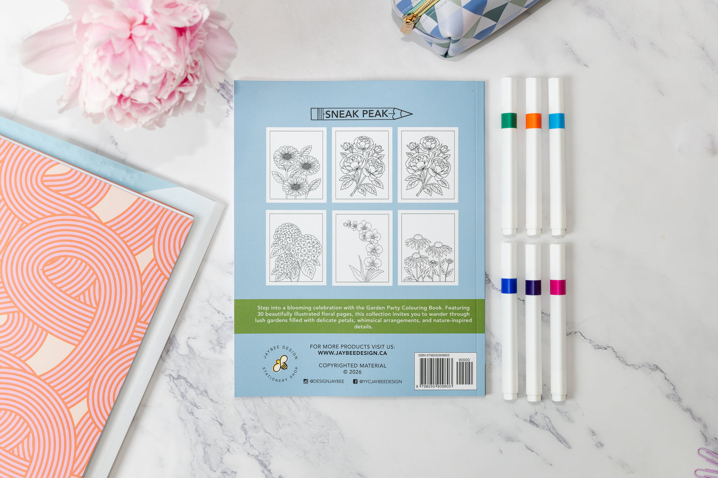 Garden Party Colouring Book