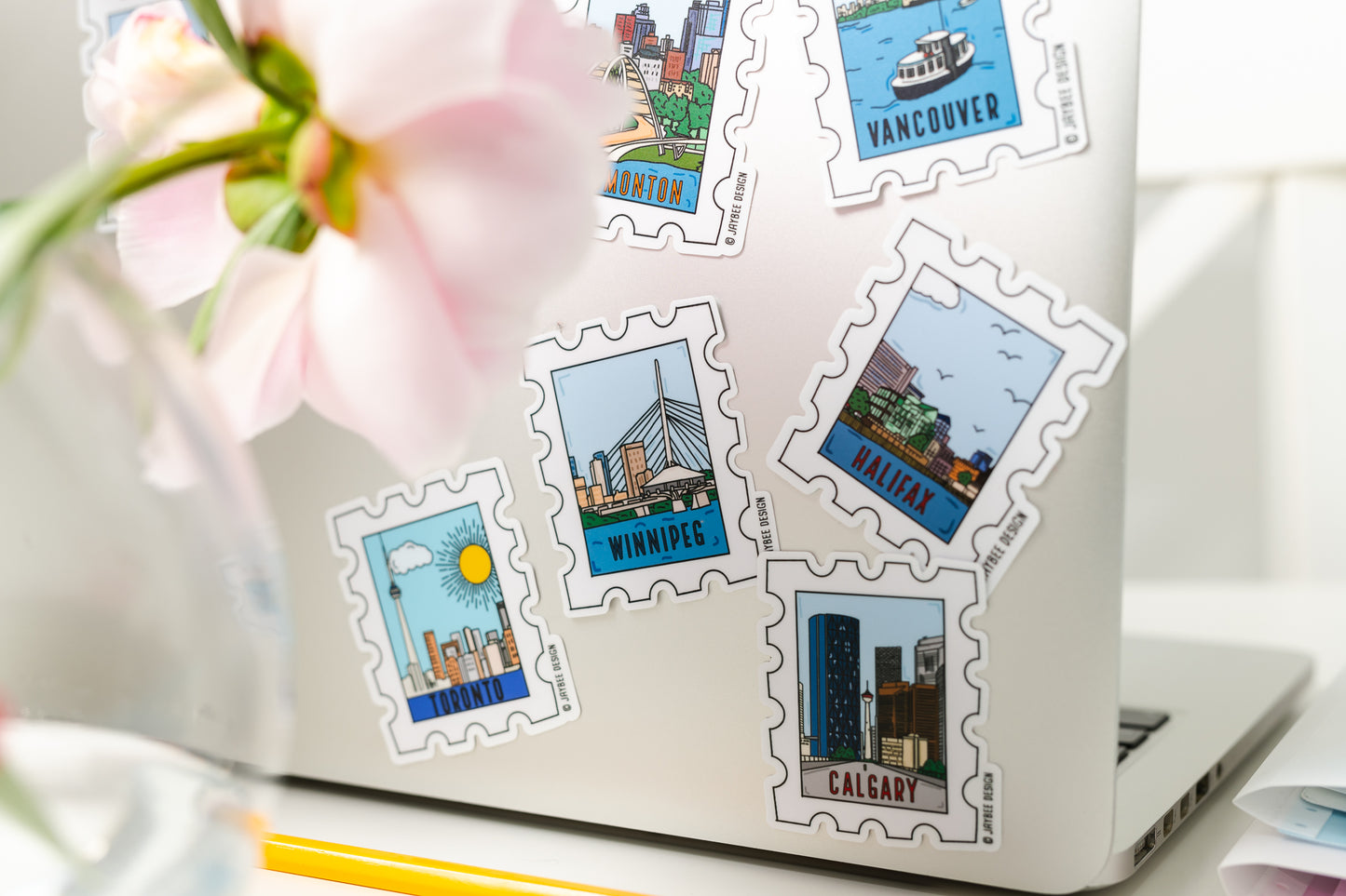 Winnipeg Postage Stamp Vinyl Sticker