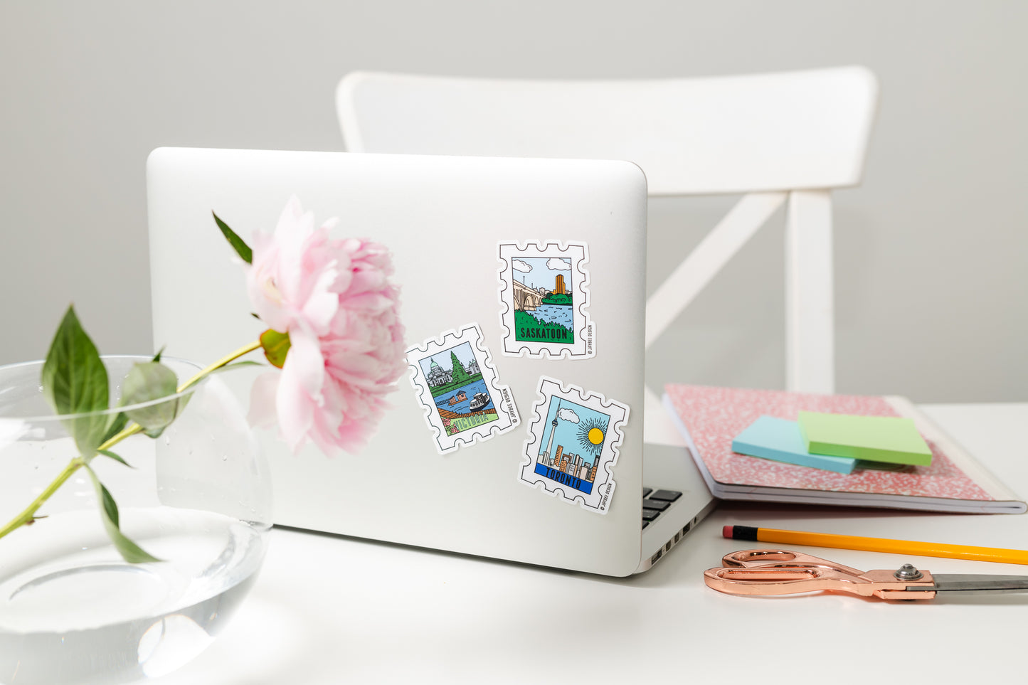 Victoria Postage Stamp Vinyl Sticker