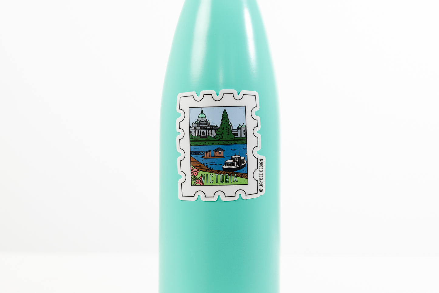Victoria Postage Stamp Vinyl Sticker