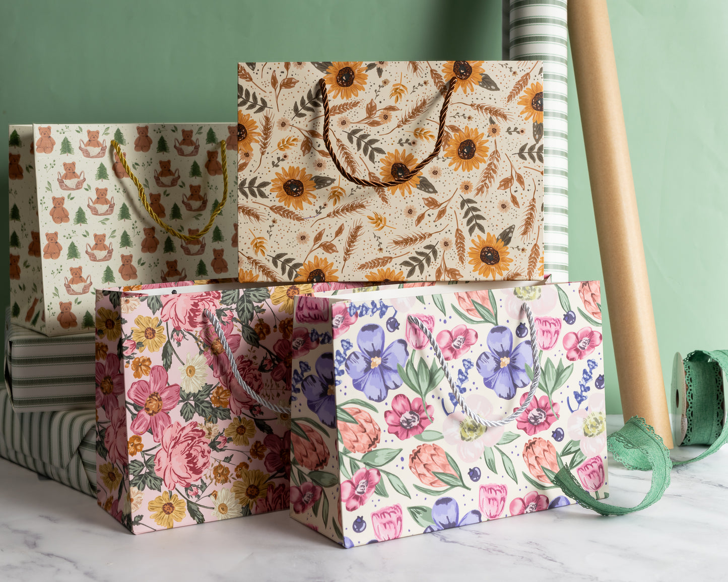 Sunflower Fields Gift Bag