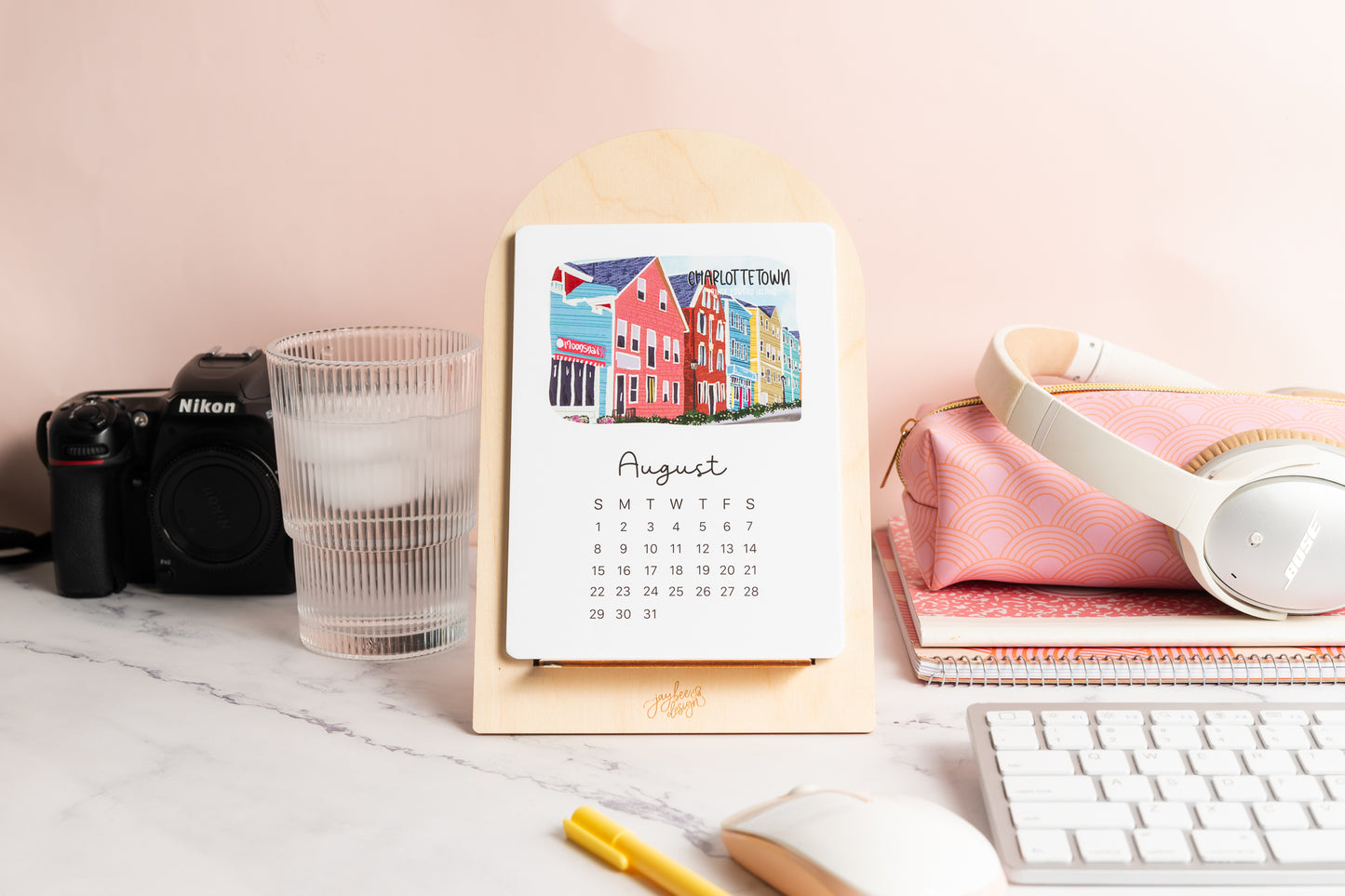 Places of Canada 2027 Desktop Calendar