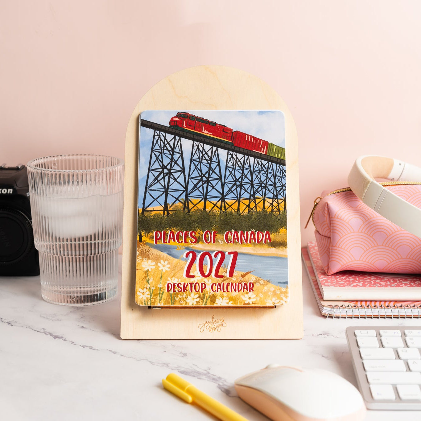 Places of Canada 2027 Desktop Calendar