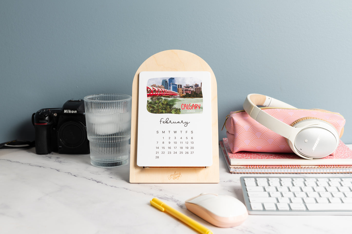 Places of Canada 2027 Desktop Calendar