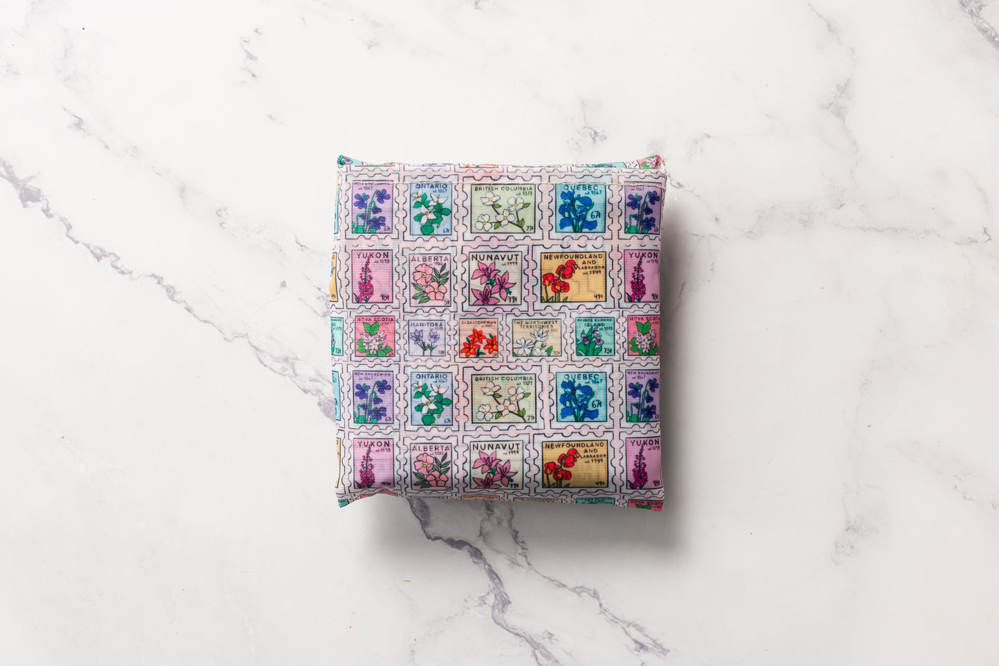 Provincial Postage Stamp Foldable Tote Bag