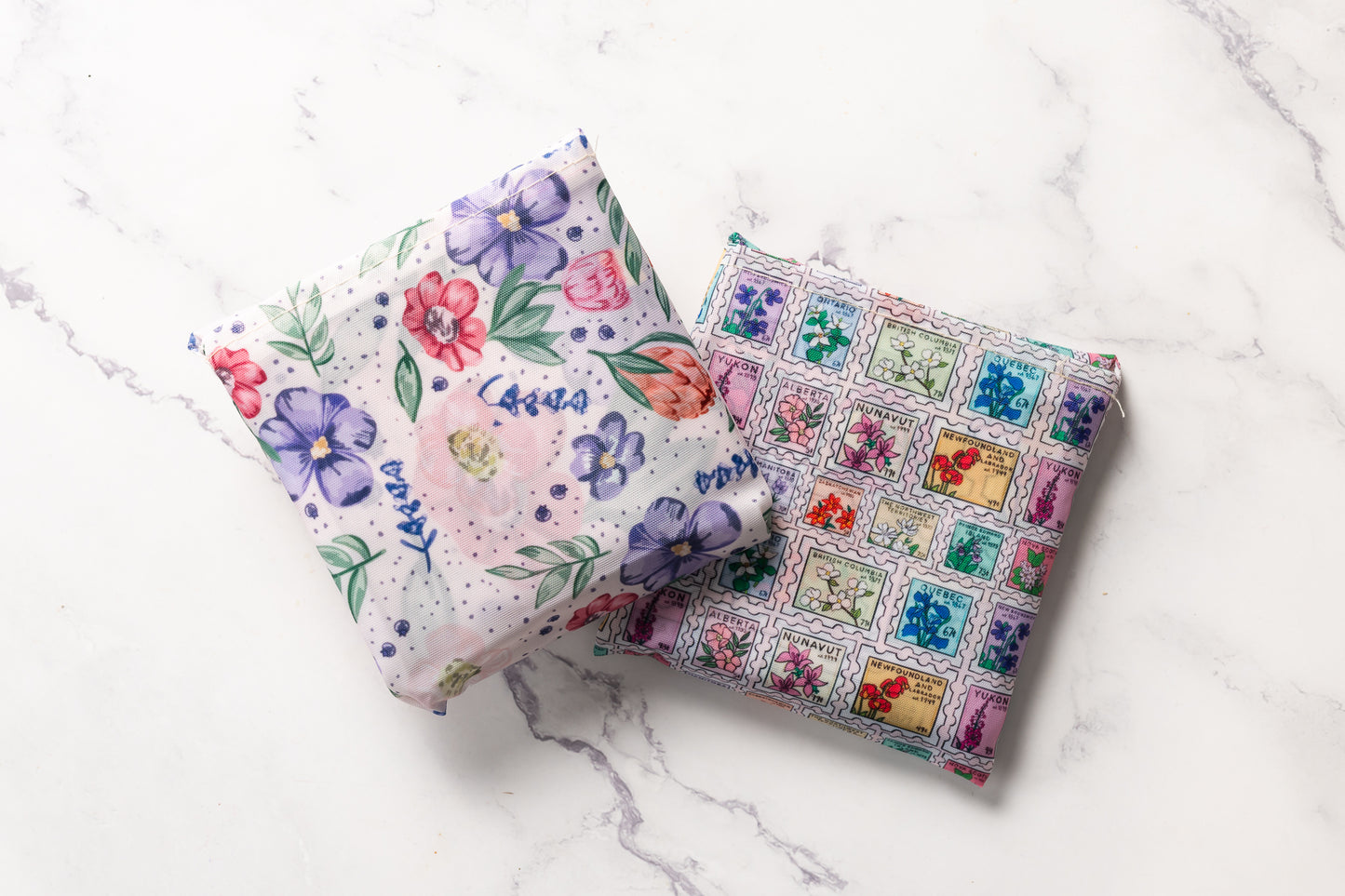 Provincial Postage Stamp Foldable Tote Bag