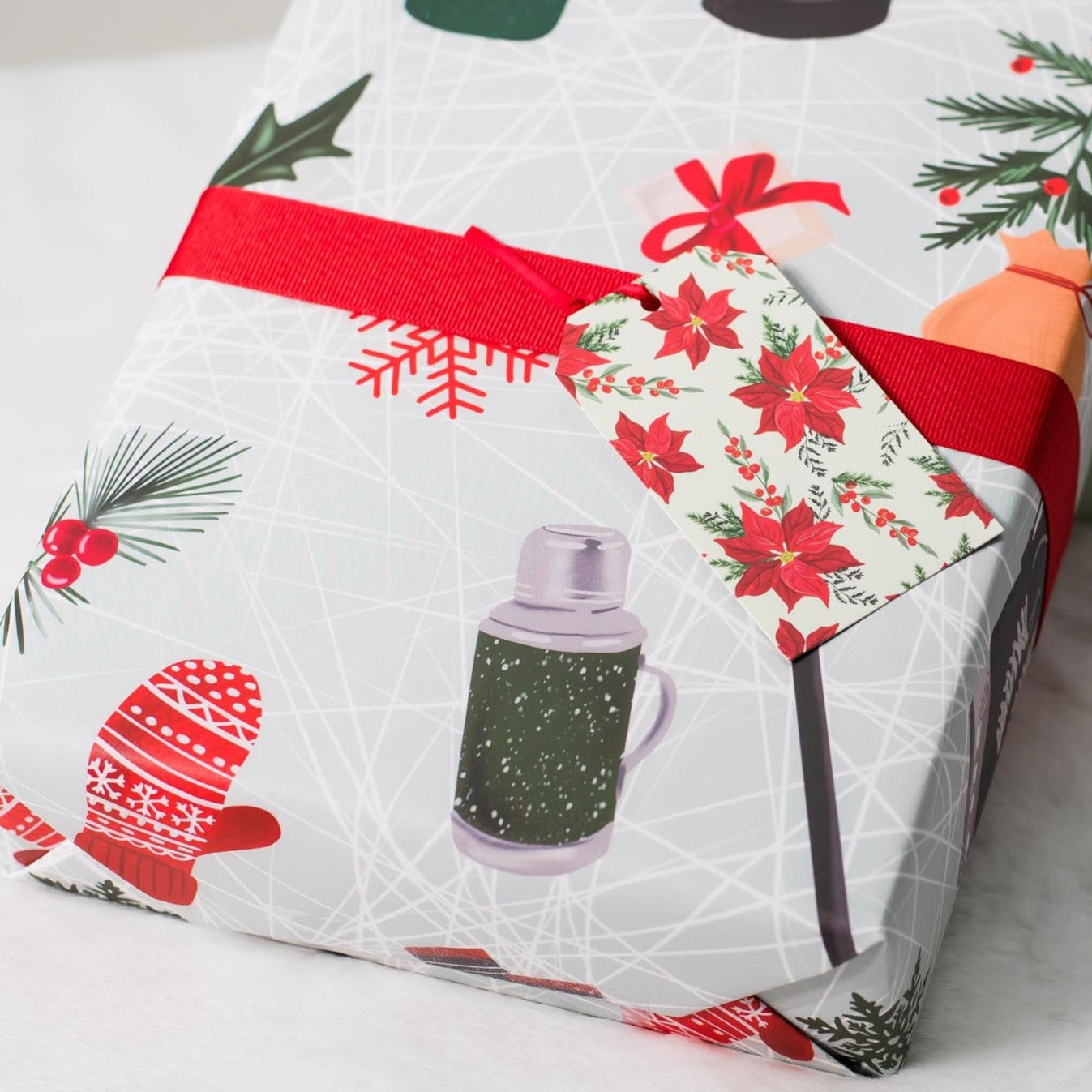 Happy Hockey Holiday Wrapping Paper