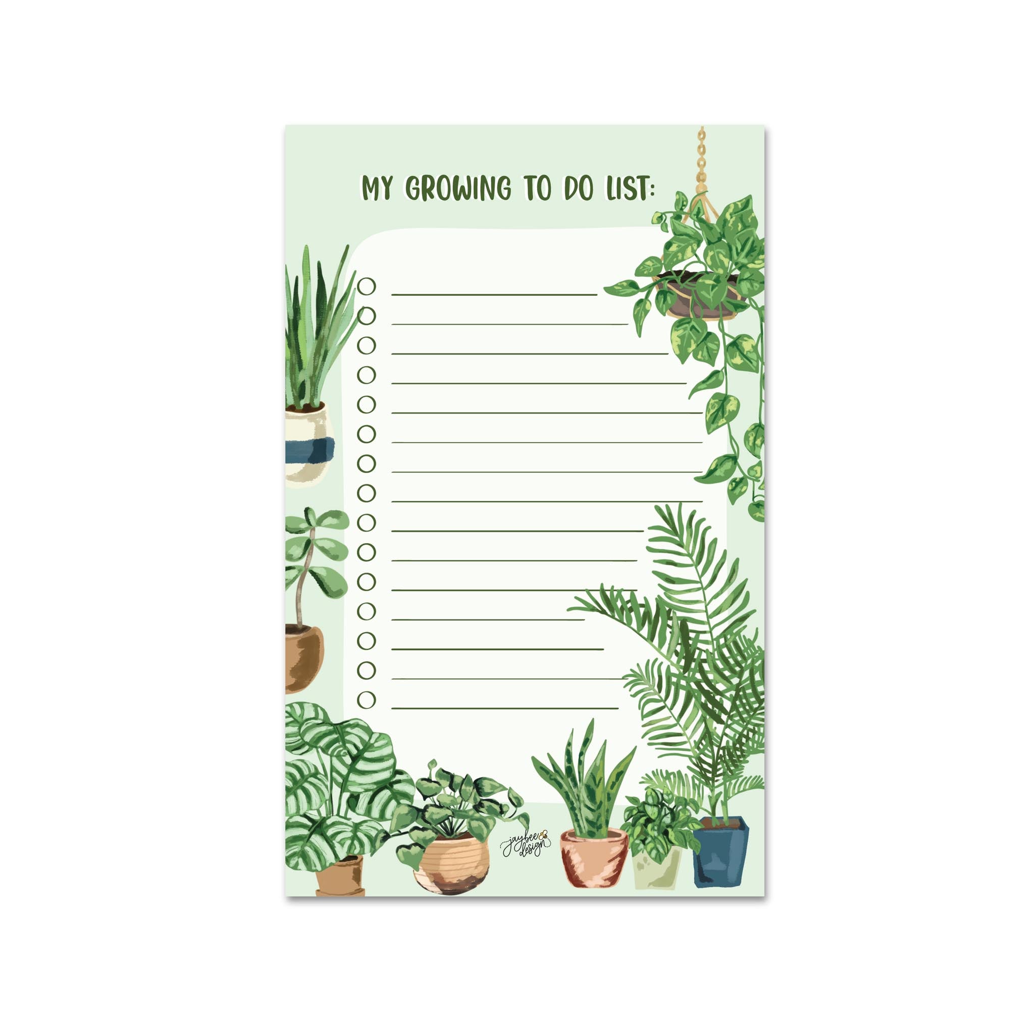 My Growing To Do List Notepad – Jaybee Stationery Inc