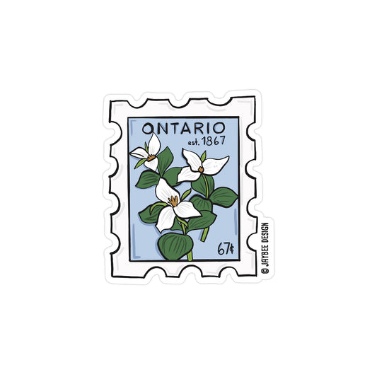 Ontario Stamp Vinyl Sticker