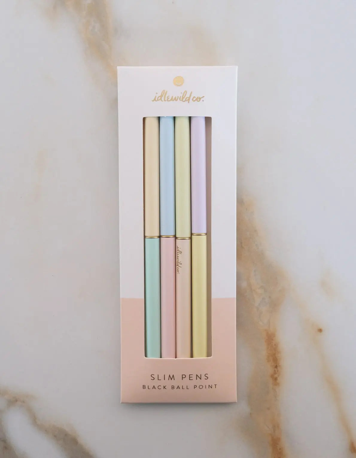 Slim Pastel Idlewild Ballpoint Pen Set