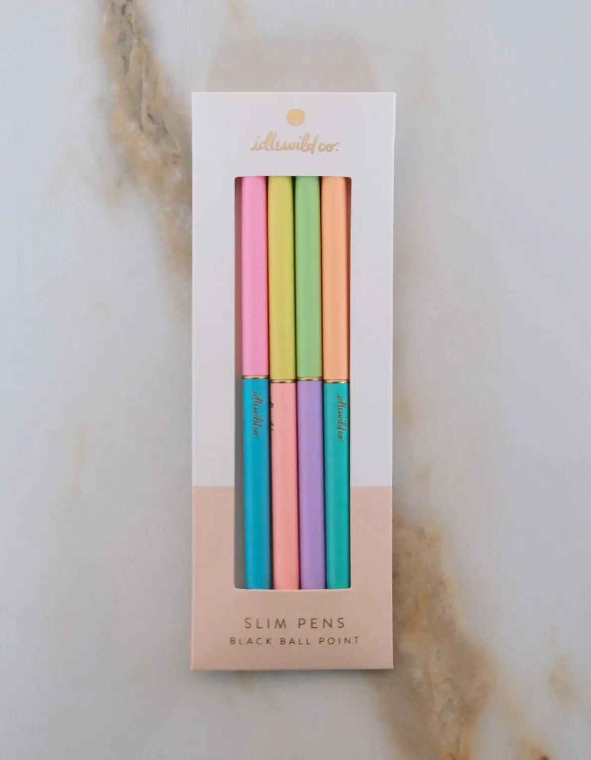 Slim Rainbow Idlewild Ballpoint Pen Set