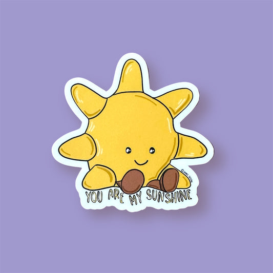 You Are My Sunshine Vinyl Sticker