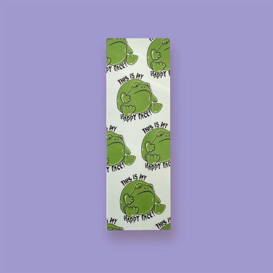 This Is My Happy Face Bookmark
