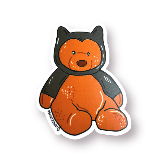 Bat Bear Vinyl Sticker